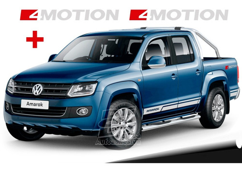 Calco Amarok Lateral Zocalo Juego + 4motion