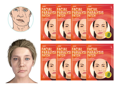 Masaje L 7004 Para Corregir La Parálisis Facial, 8 Unidades