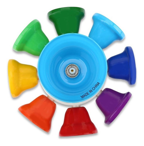 Campana Colorida De 8 Notas De Percusión Musical Educativa