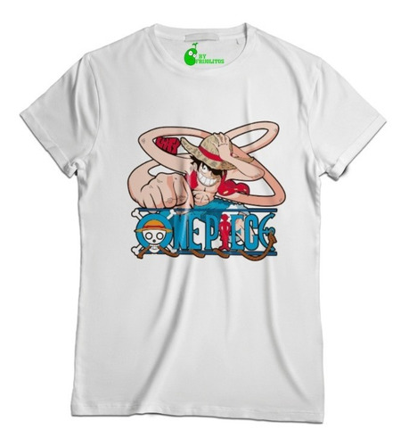 Playera One Piece Luffy Fruta Gomu Gomu By Frijolitos