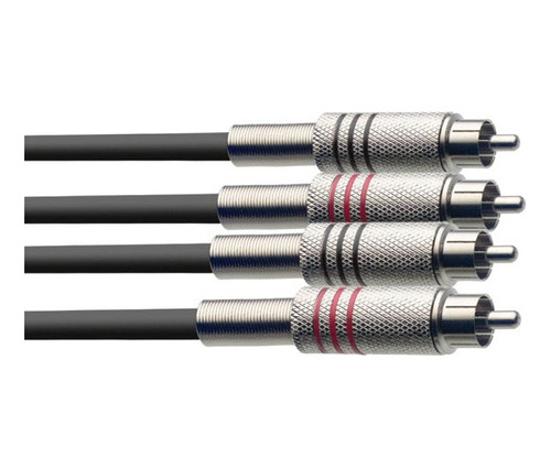 Cable Rca Rca Stagg 3 Metros Guitarra Bajo Luthier 