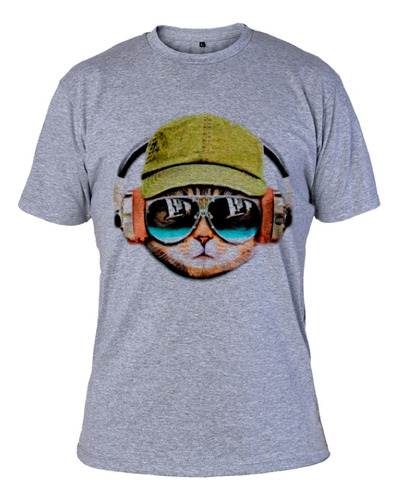 Remera Algodon Premium - 0422 Varios 2 - Gato Dj