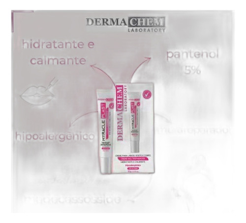Creme Multireparador Myracle Plast Hidratante Dermachem Momento de aplicação Dia/Noite Tipo de pele Todo tipo de pele