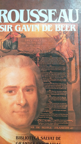 Biografia Rousseau Sir Gavin De Beer Biblioteca Salvat Impec