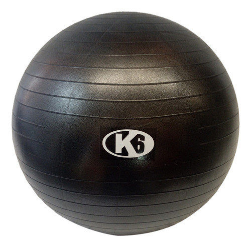 Pelota De Pilates K6 Gym Ball Pelota De Yoga Color Negro