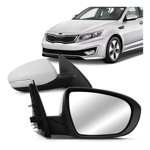 Retrovisor Externo Optima 2013 2014 2015 Com Pisca