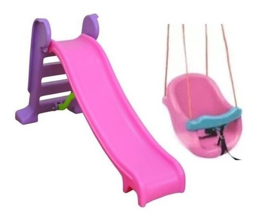 Escorregador Infantil Baby + Balanço Bebê 