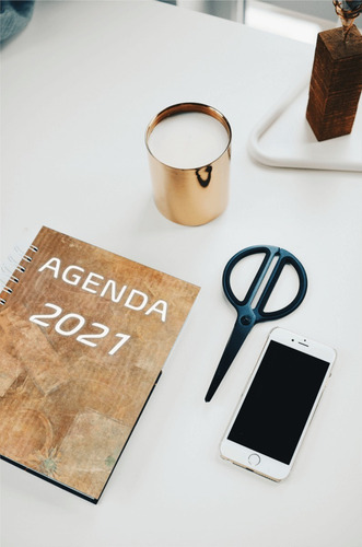 Imagem 7 de 7 de Agenda 2021 Vintage Mármore