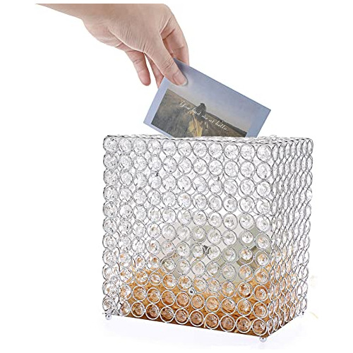 Caja De Tarjeta De Boda De Cristal, Caja De Tarjeta De ...