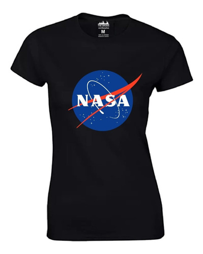 Baby Look Camiseta Feminina Algodão Nasa Espaço Foguete Moda