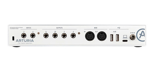 Imagen 5 de 7 de Placa Interfaz De Audio Arturia Minifuse 4 White Midi