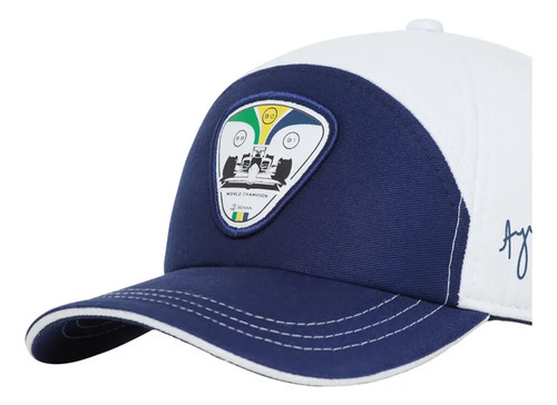 Boné Vintage Logomania Legacy Senna Cor Branco/azul Tamanho U