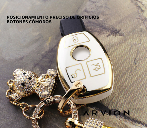 ` Capa Protetora Para Chave Mercedes Benz Aces Glc Gle