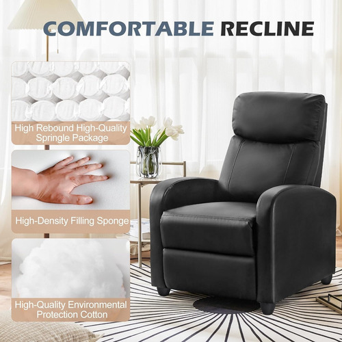 Silla Reclinable Reclinable De Masaje Para Adultos, Cómod
