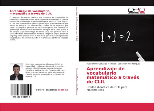 Libro: Aprendizaje De Vocabulario Matemático A Través De Cli