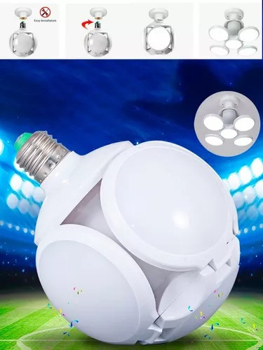 Lampara Led Con Diseño Football Ahorrador 