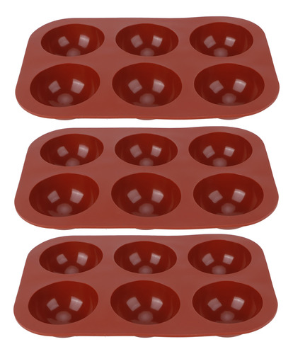 Molde De Silicona Semiesférico Para Hornear Chocolate, 3 Pie