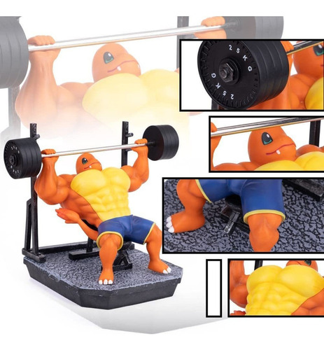 Figura Pokémon Fitness 17 Cm Muscle Charmander