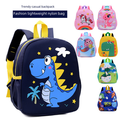 Mochila Preescolar De Sirena Con Diseño De Dibujos Animados Con Unicornio