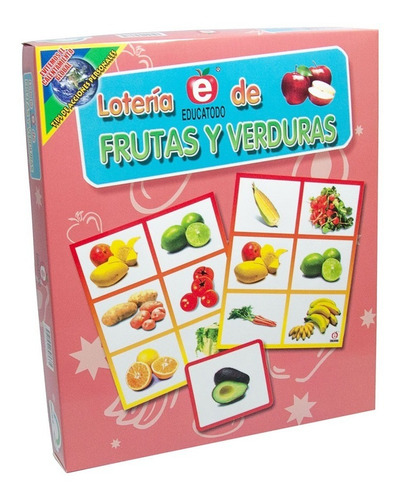 Lotería De Frutas Y Verduras, Educatodo, M-0067