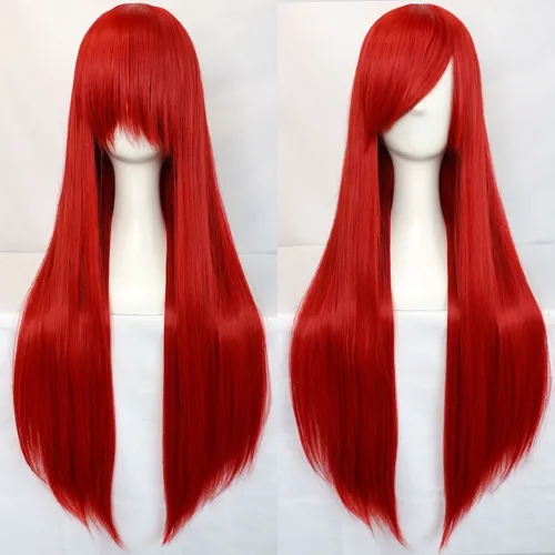 Pelucas Rectas De Cosplay De Anime De 80 Cm De Largo Chevvy