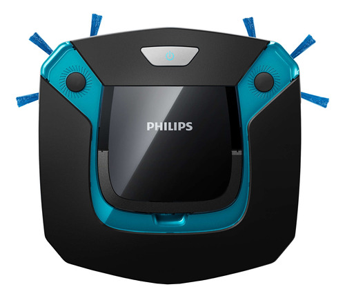 Robô aspirador e passa pano Philips SmartPro Easy  preto e azul-elétrico 110V/220V