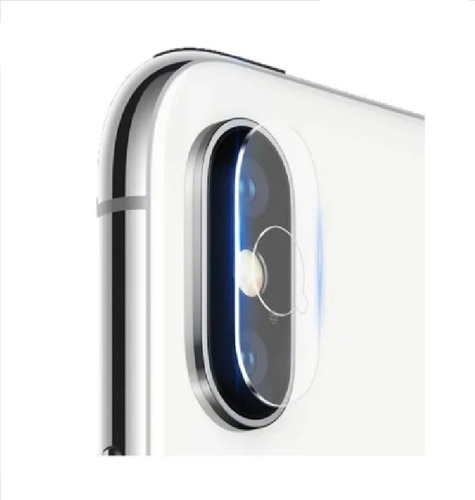 Mica Cristal Camara Para iPhone XR X 8 Xs Max 8 Plus Lujo