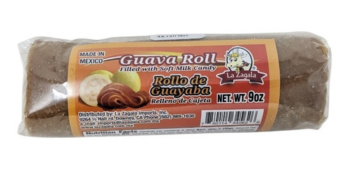 Rollo De Guayaba C/cajeta La Zagala 250g