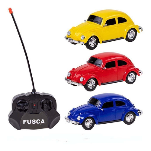 Carrinho Fusca Volkswagen C/ Controle Remoto 7 Funções - Cks