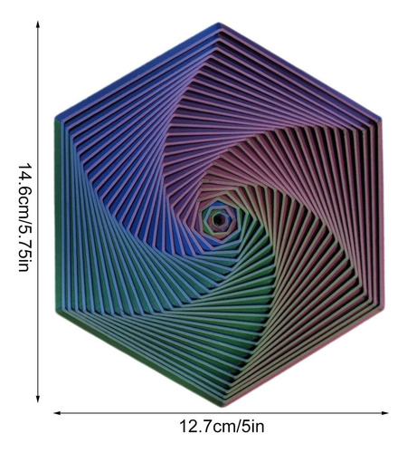 A Juguete Sensorial Antiestrés Hexagonal Impreso En 3d-2024