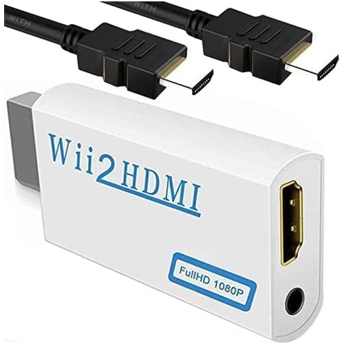 Convertidor Wii A Hdmi + Cable Hdmi De Alta Velocidad  W.