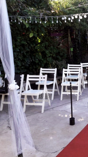 Imagen 7 de 10 de Alquiler De Sillas Mesas Calefactores Gazebos Carpas Living