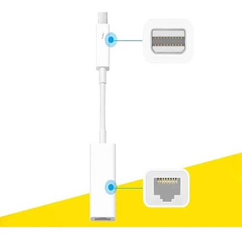 Imagen 2 de 2 de Adaptador Thunderbolt A Red Ethernet Rj45 - Apple Original