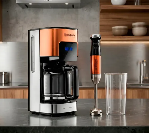 Cafeteira Digital Gradiente Touch 800w + Mixer Powder 600w — R$ 344,91 em Mercado Livre, 43% OFF