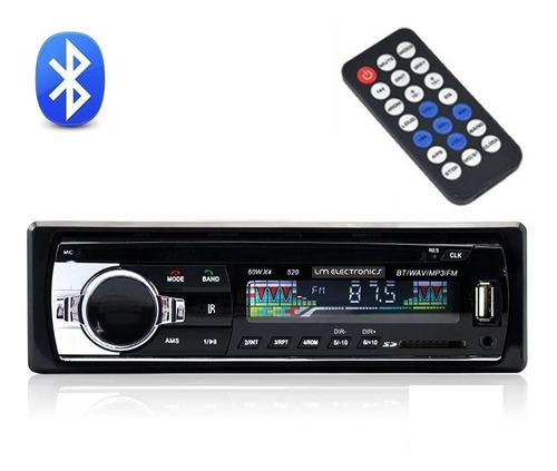 Imagem 2 de 8 de Mp3 Player 1din Usb Radio Automotivo Lm Fm Bluetooth Carro