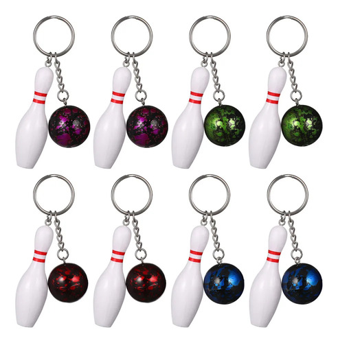 Chaveiro Decorativo - Bowling, 10 Unidades.