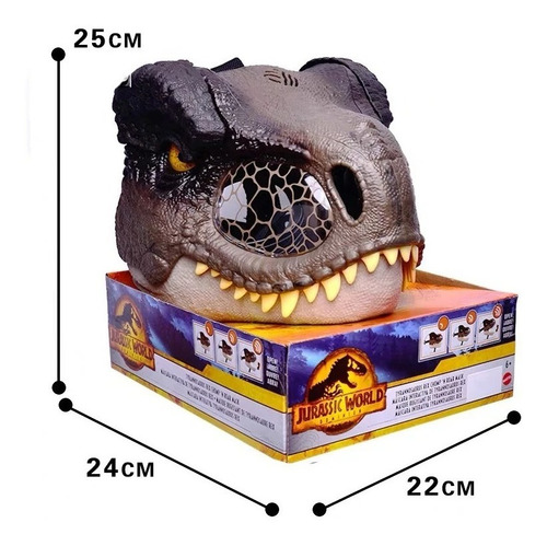 Jurassic World Máscara Interactiva T Rex Muerde Y Ruge Gwd71