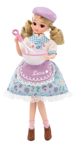 Licca Chan Muñeca Pastel Pastelera Chef Takara Tomy  