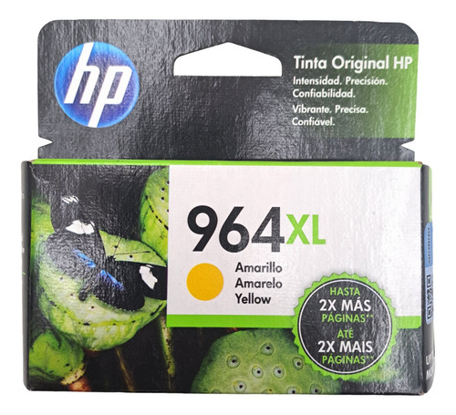 Cartucho Tinta Hp 964xl Amarillo Original 9010 9020 3ja56al