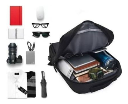 Mochila Executiva Impermeável: Espaço Para Notebook Preto