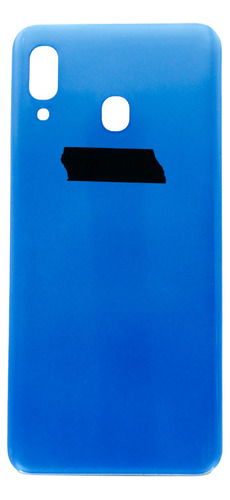 Tapa De Cristal Compatible Con Samsung A30 Azul / Sm-a305