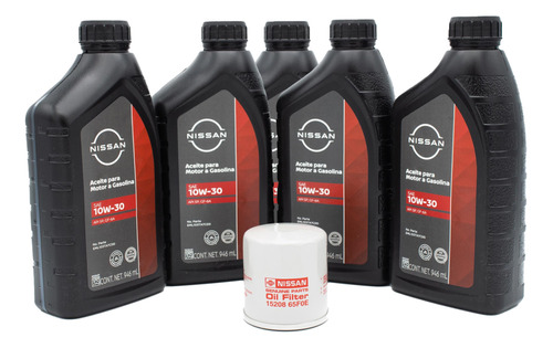 Kit Cambio De Aceite 5 Pzs Urvan 2006-2023 Nissan