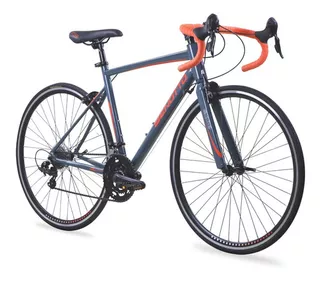 Bicicleta Benotto Ruta 590 R700 14v Aluminio Palancas Duales Color Gris/naranja Tamaño Del Cuadro 51