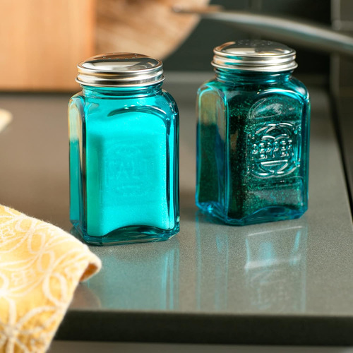 Rsvp International Jumbo Retro Sal Y Pimienta De Cristal,...