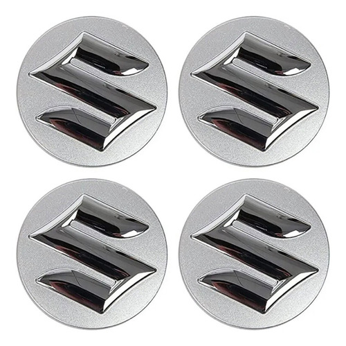 Centros De Llantas Insignia Suzuki Gris 54 Mm