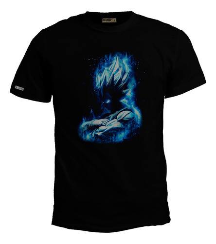 Camiseta 2xl - 3xl Vegeta Saiyajin Azul Dragon Ball Zxb 