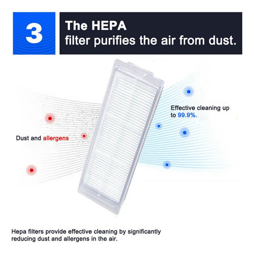 Filtro Hepa Mjst1shw Mjstl Para Robot Vacuum-mop 2 Pro/lite