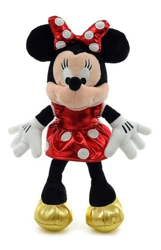 Imagen 1 de 7 de Peluche Minnie Mouse 30 Cm Con Brillos Disney Original Ed