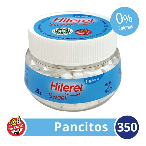 Edulcorante Hileret Sweet Forte 350 Pastillas Sin Tacc 0 Cal
