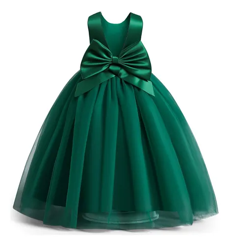 Vestido De Ni as Verde MercadoLibre